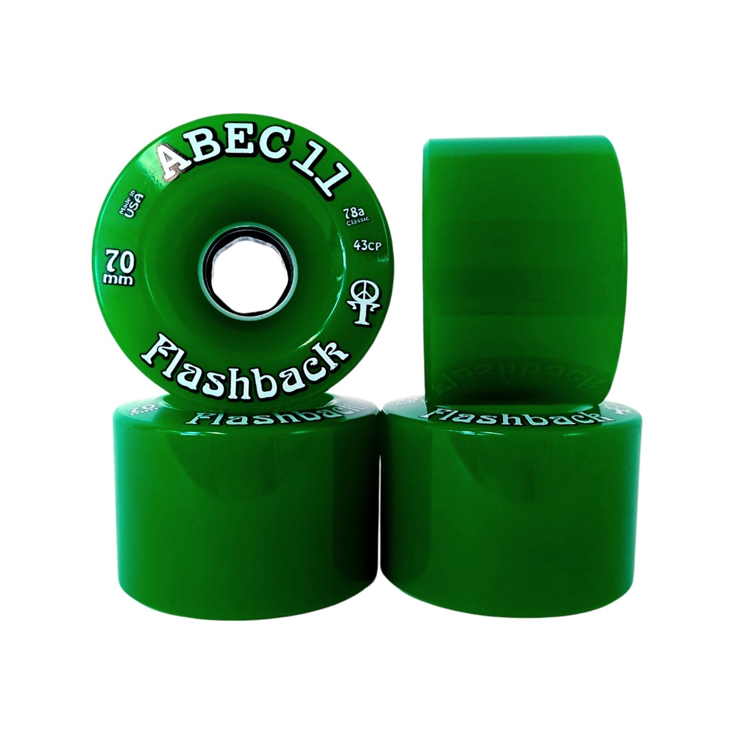 ABEC11: 70mm Flashback Longboard Skateboard wheel - MUIRSKATE