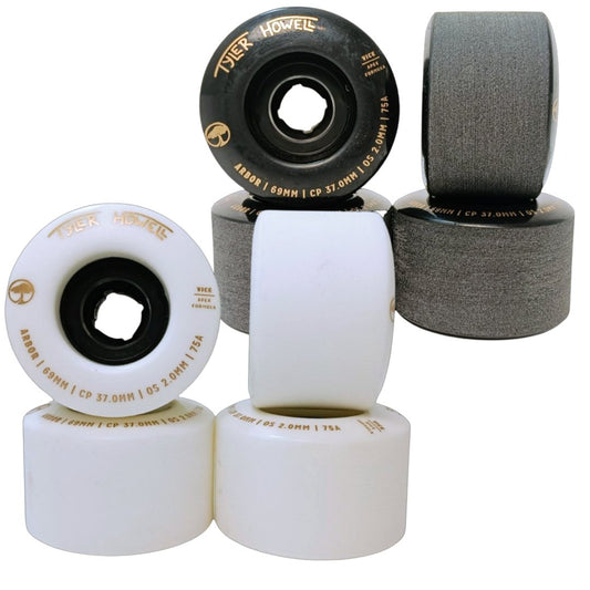 ARBOR: 69mm Vice Tyler Howell Pro Longboard Skateboard Wheels - MUIRSKATE