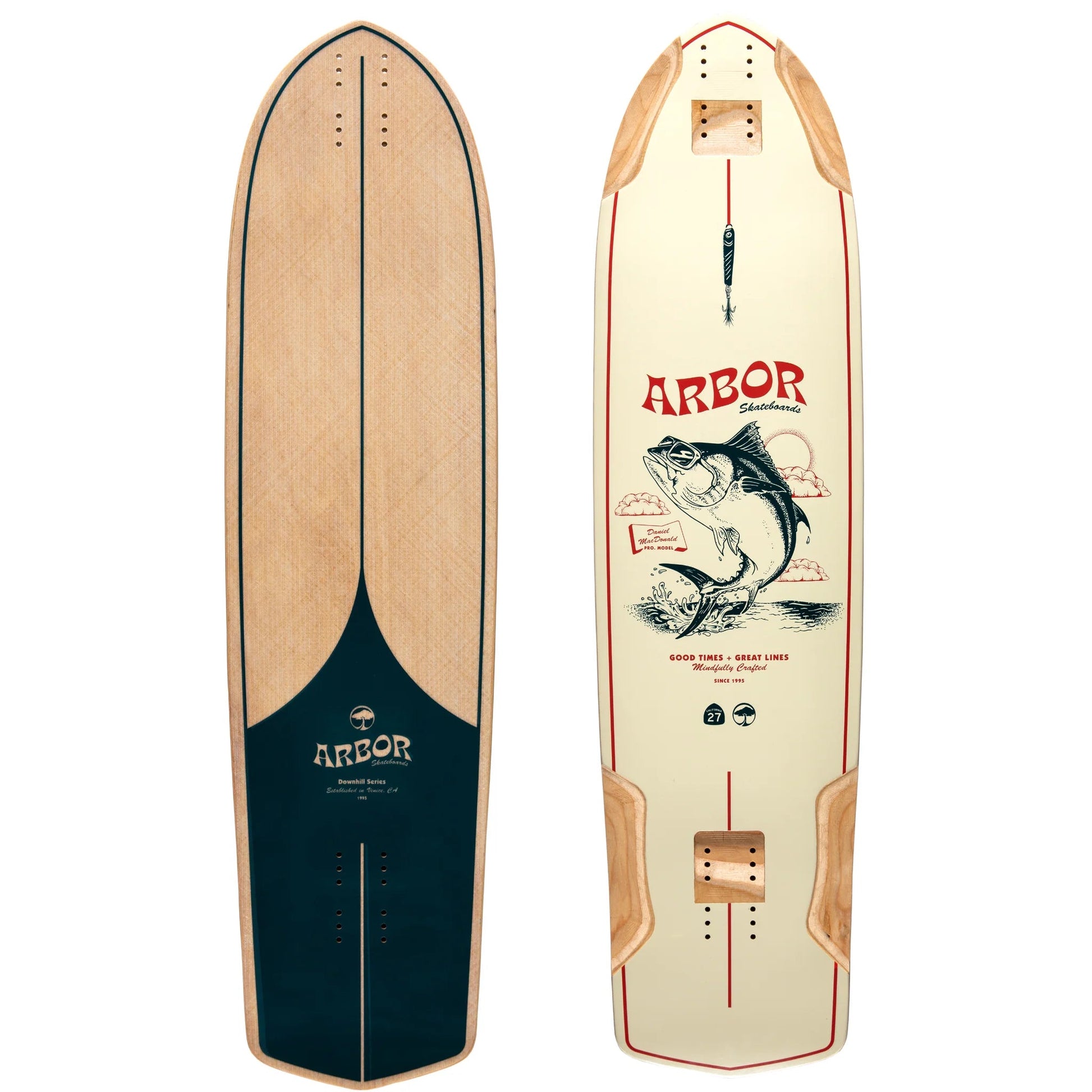Arbor: Daniel MacDonald Pro Longboard Skateboard Deck - MUIRSKATE