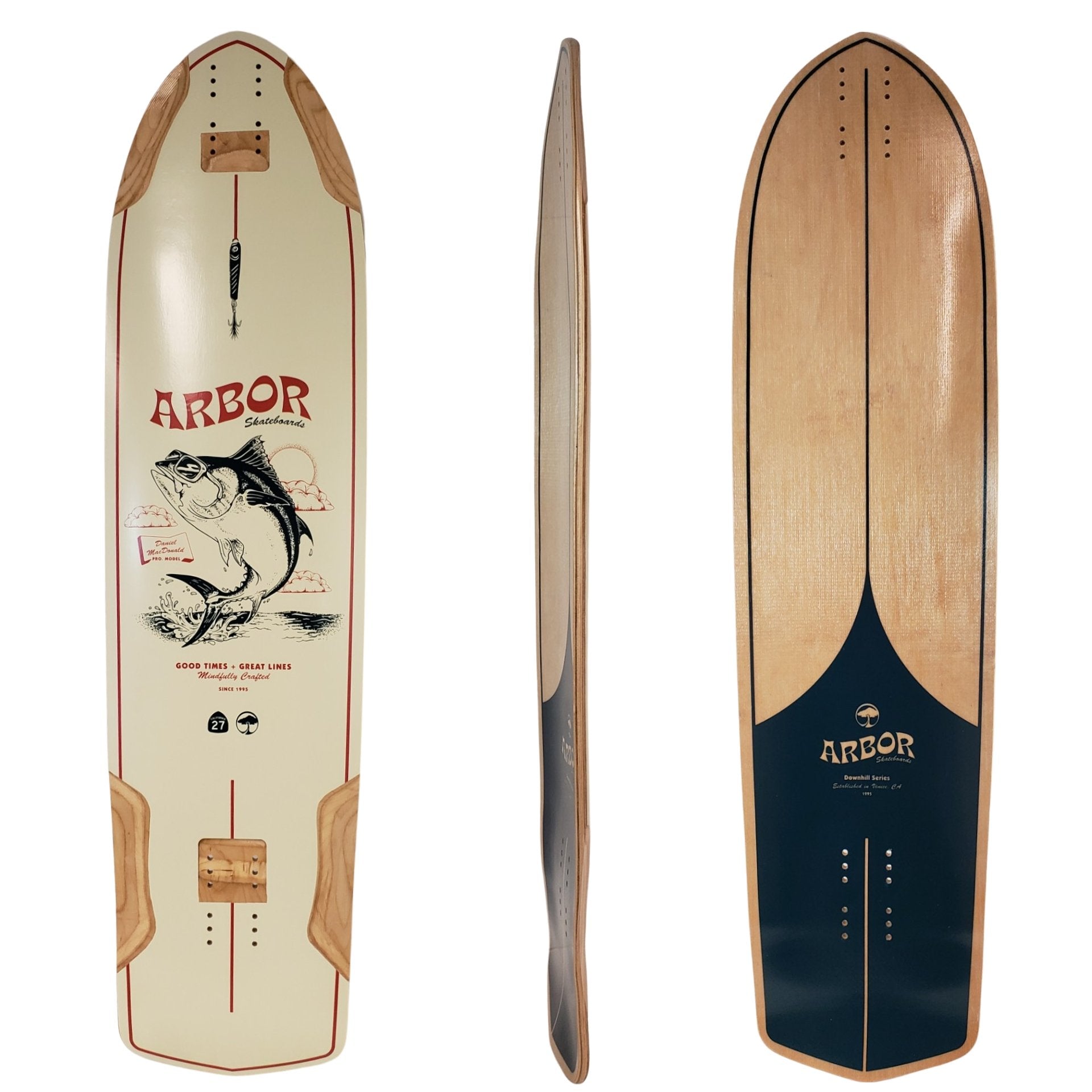 Arbor: Daniel MacDonald Pro Longboard Skateboard Deck - MUIRSKATE