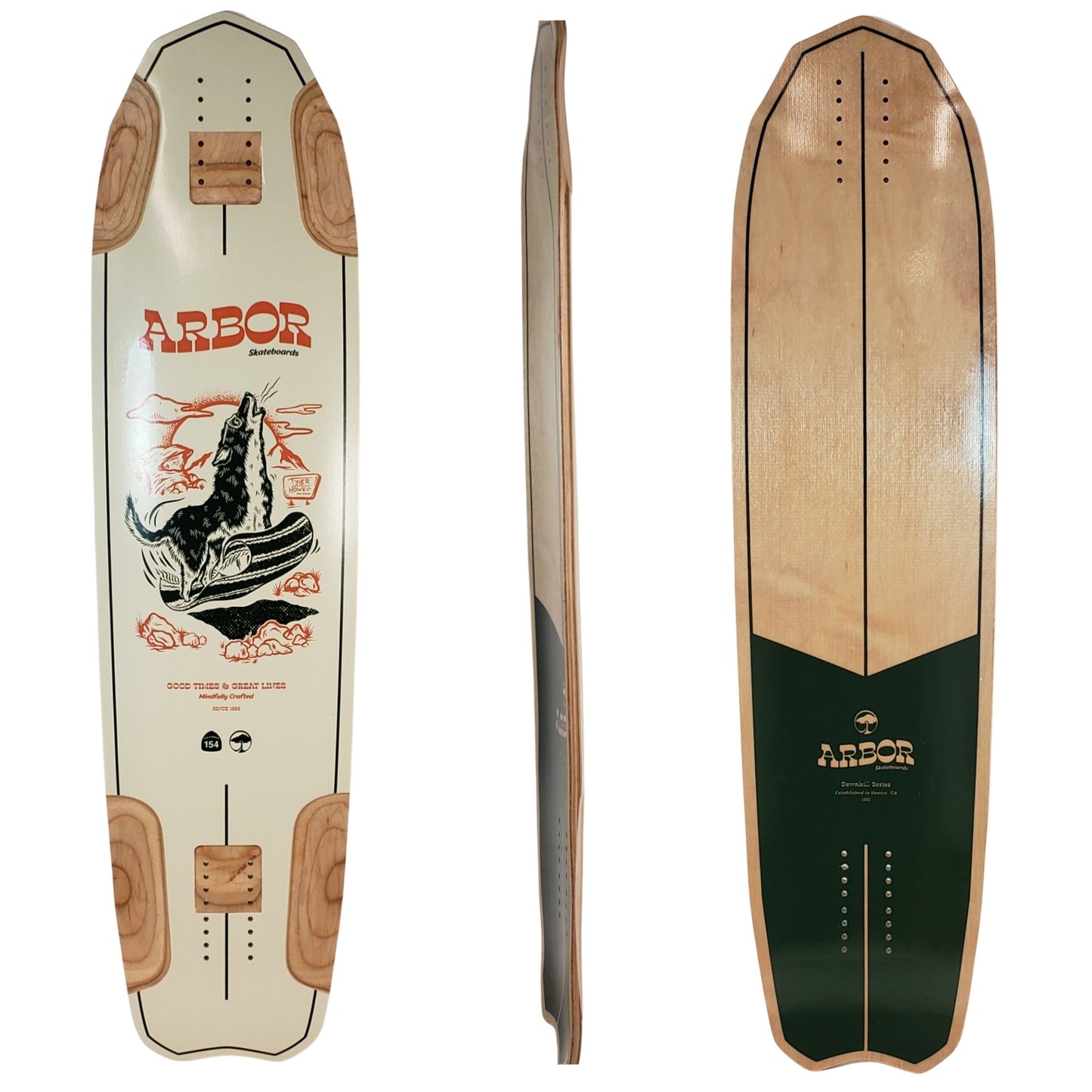 Arbor: Tyler Howell Pro Longboard Skateboard Deck - MUIRSKATE