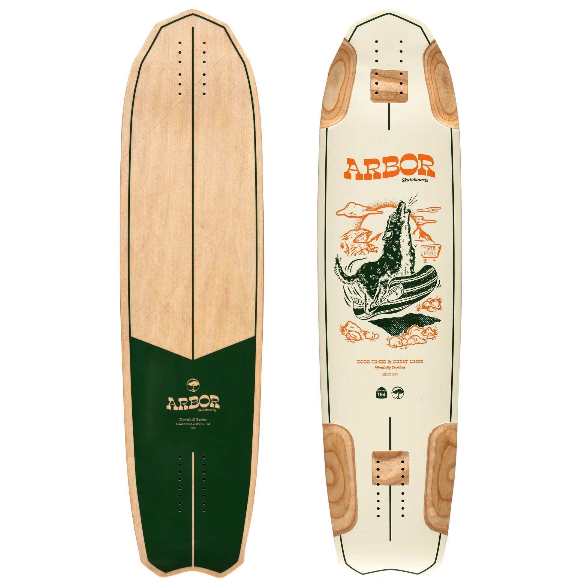 Arbor: Tyler Howell Pro Longboard Skateboard Deck - MUIRSKATE