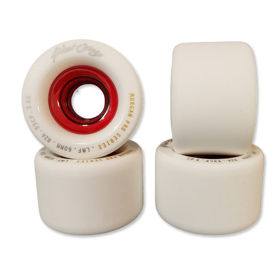 Blood Orange: 60mm Morgan Pro Series Longboard Skateboard Wheels - MUIRSKATE