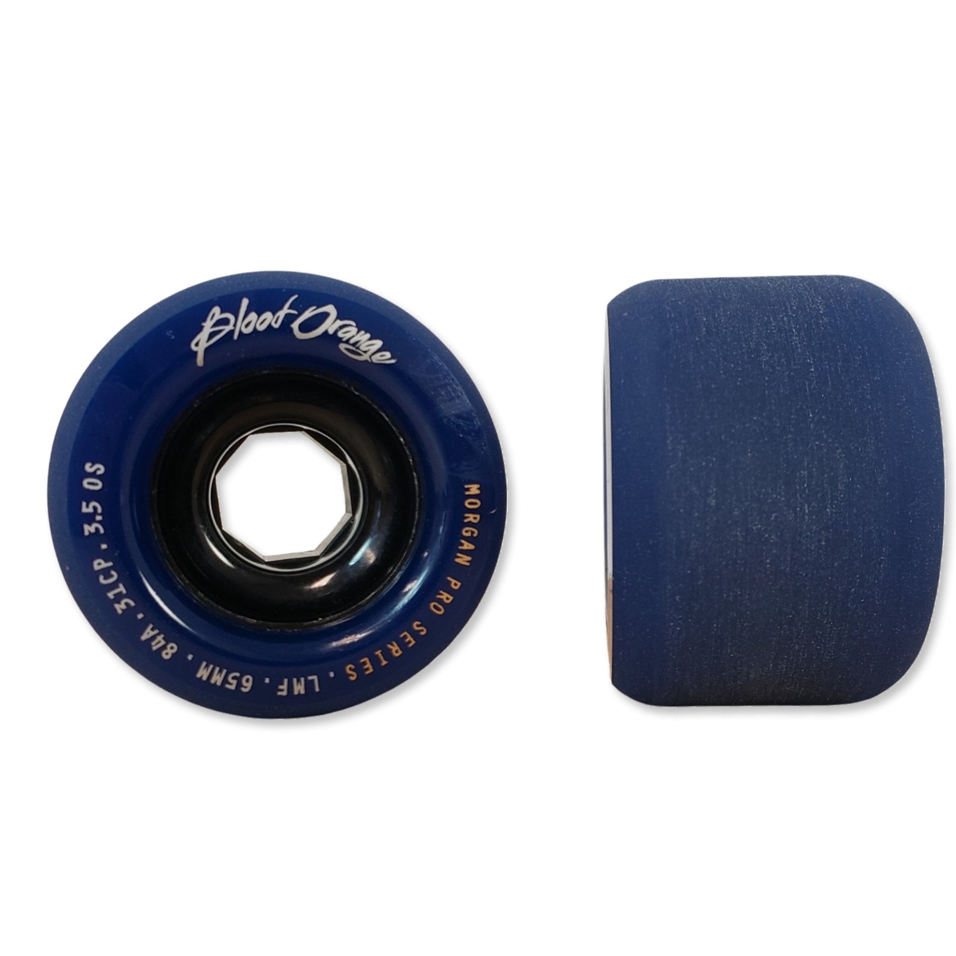 Blood Orange: 65mm MIDNIGHT MORGAN SERIES Longboard Skateboard Wheels - MUIRSKATE