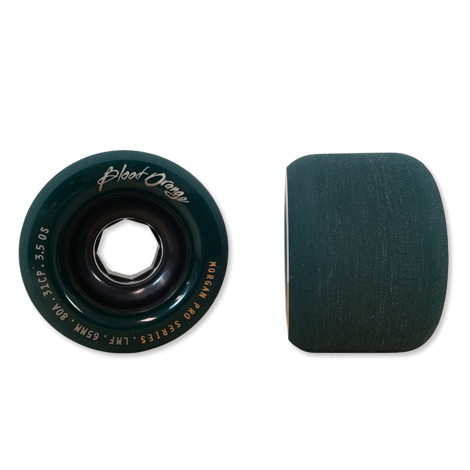 Blood Orange: 65mm MIDNIGHT MORGAN SERIES Longboard Skateboard Wheels - MUIRSKATE