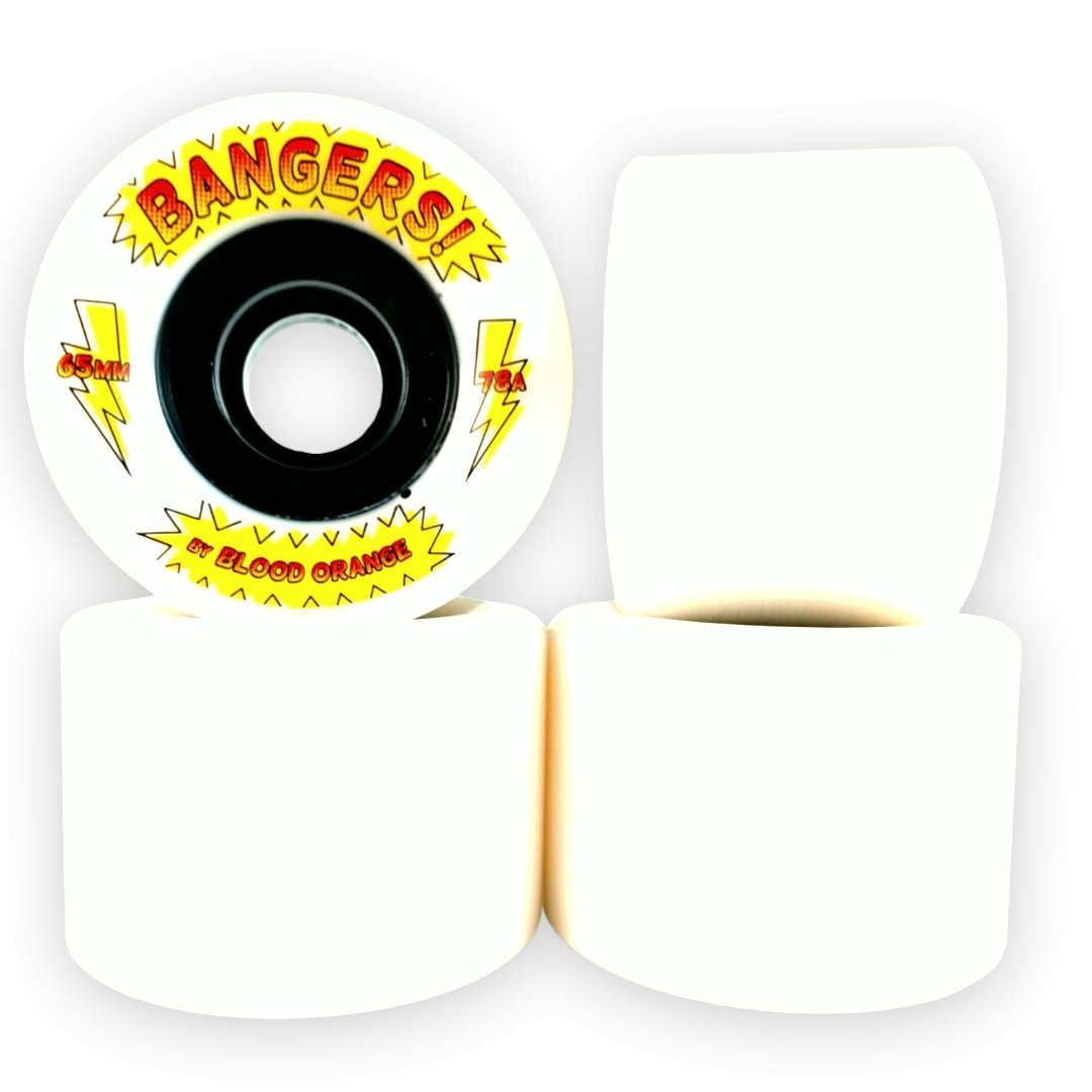 Blood Orange: Bangers 65mm 78a Longboard Skateboard Wheel - MUIRSKATE