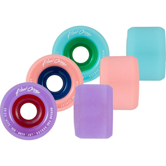 Blood Orange: PASTEL SERIES 65mm Longboard Skateboard Wheels - MUIRSKATE