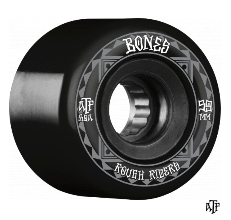 Bones: 59mm Rough Riders (Runners) 80a Longboard Skateboard Wheel - MUIRSKATE