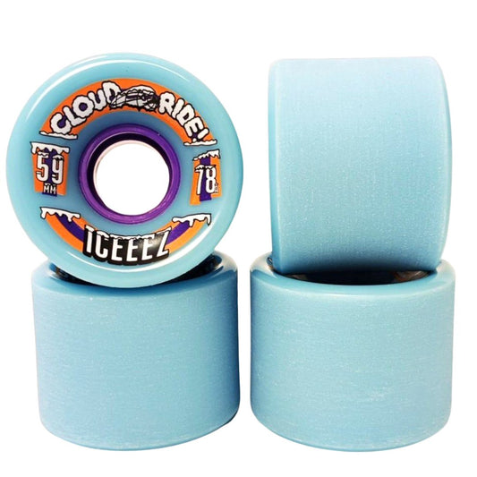 Cloud Ride: 59mm Iceez Longboard Skateboard Wheels - MUIRSKATE