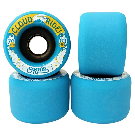 Cloud Ride: 70mm Ozone Longboard Skateboard Wheel - MUIRSKATE