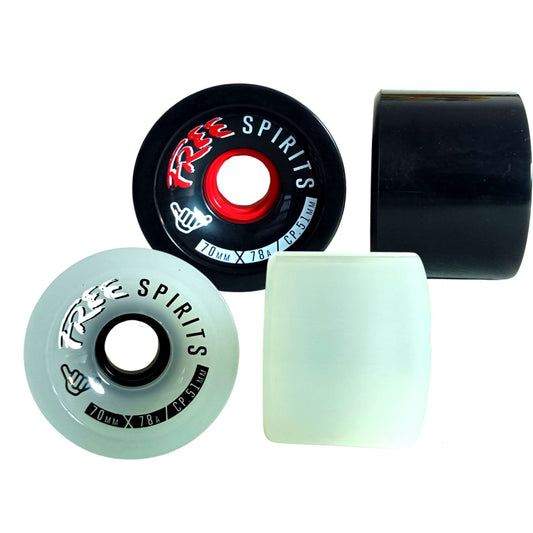 Free Wheel Co: 70mm Spirits Longboard Skateboard Wheel - MUIRSKATE