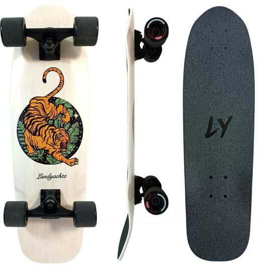 Landyachtz: Dinghy Blunt Fender Paper Tiger Longboard Complete - MUIRSKATE