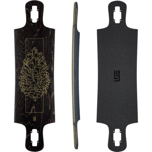 Landyachtz: Drop Hammer Black Pinecone Longboard Deck Only - MUIRSKATE