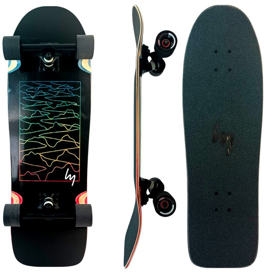 Landyatchz: DITCH LIFE BLACK SINE WAVE Complete - MUIRSKATE