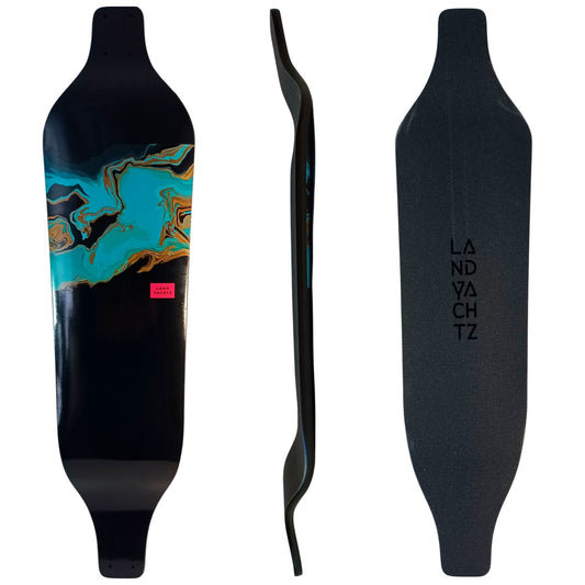 Landyatchz: Evo 38 Flow Longboard Skateboard Deck - MUIRSKATE