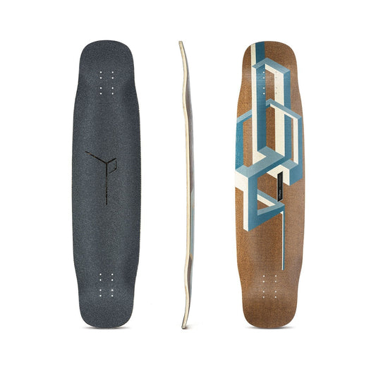 Loaded: Basalt Tesseract Longboard Skateboard Deck - MUIRSKATE