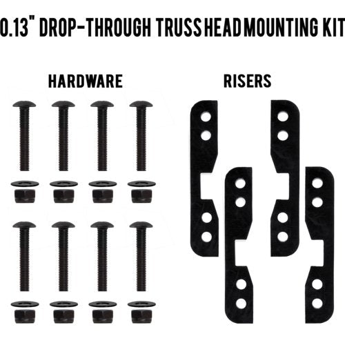 MuirSkate Beasto 0.13" Drop Through Trusshead Hardware Mounting Kit - MUIRSKATE
