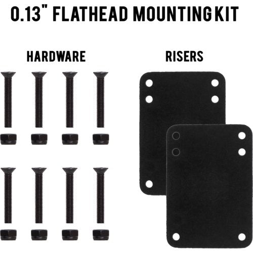 MuirSkate Beasto 0.13" Flathead Hardware Mounting Kit - MUIRSKATE