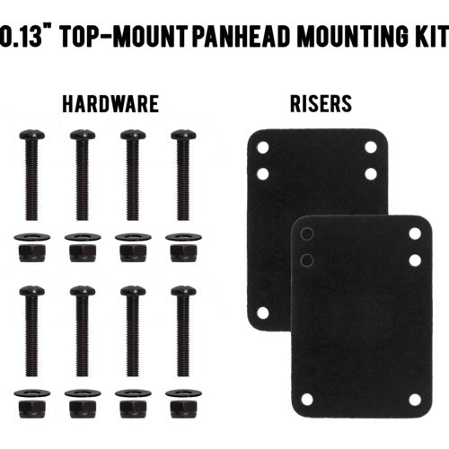 MuirSkate Beasto 0.13" Top Mount Panhead Hardware Mounting Kit - MUIRSKATE