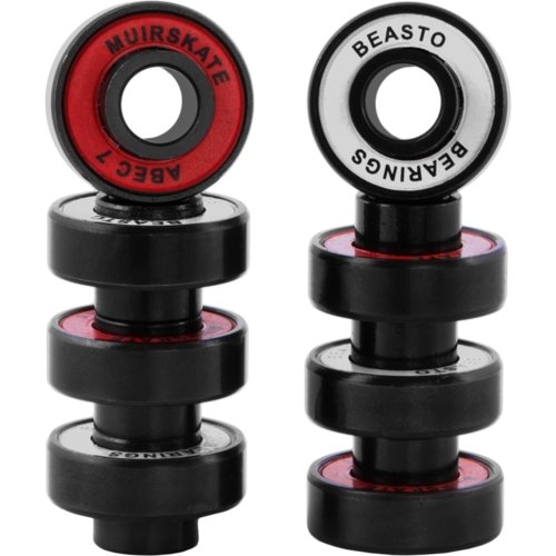 MuirSkate Team Series Beasto Bearings with Built-In Spacers - MUIRSKATE