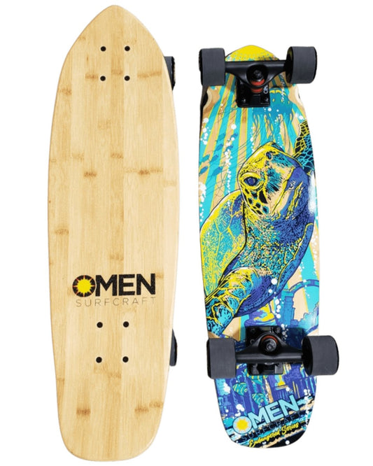 Omen: 29" Sea Turtle Longboard Skateboard Complete - MUIRSKATE