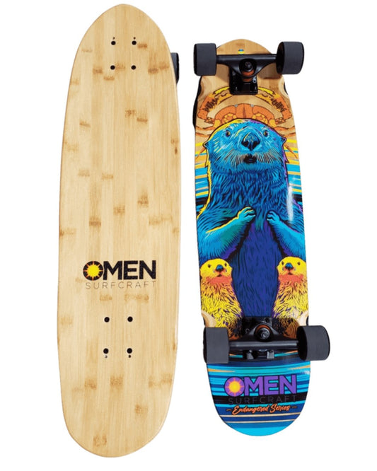 Omen: 33" Sea Otter Longboard Skateboard Complete - MUIRSKATE