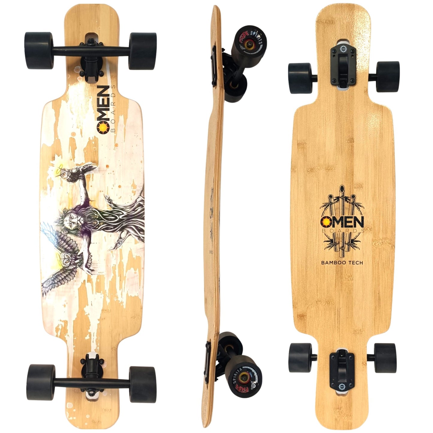 Omen: 38" Balance Longboard Skateboard Complete - MUIRSKATE