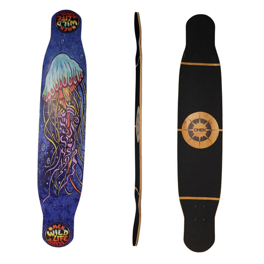 Omen: 48'' Man-O-War Dancer Longboard Skateboard Deck - MUIRSKATE