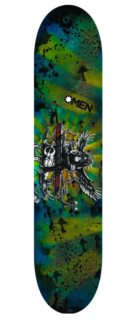 Omen: Bombs Away 8" Skateboard Deck - MUIRSKATE