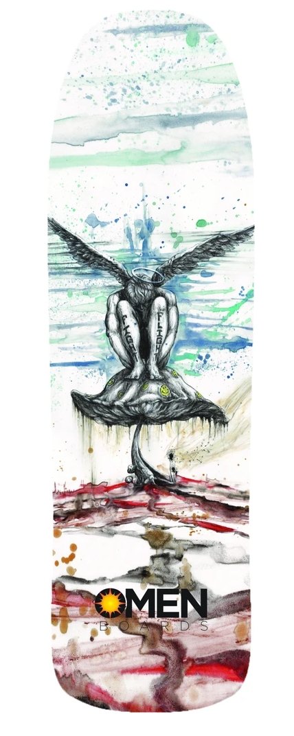 Omen: Fight or Flight 9" Skateboard Deck - MUIRSKATE