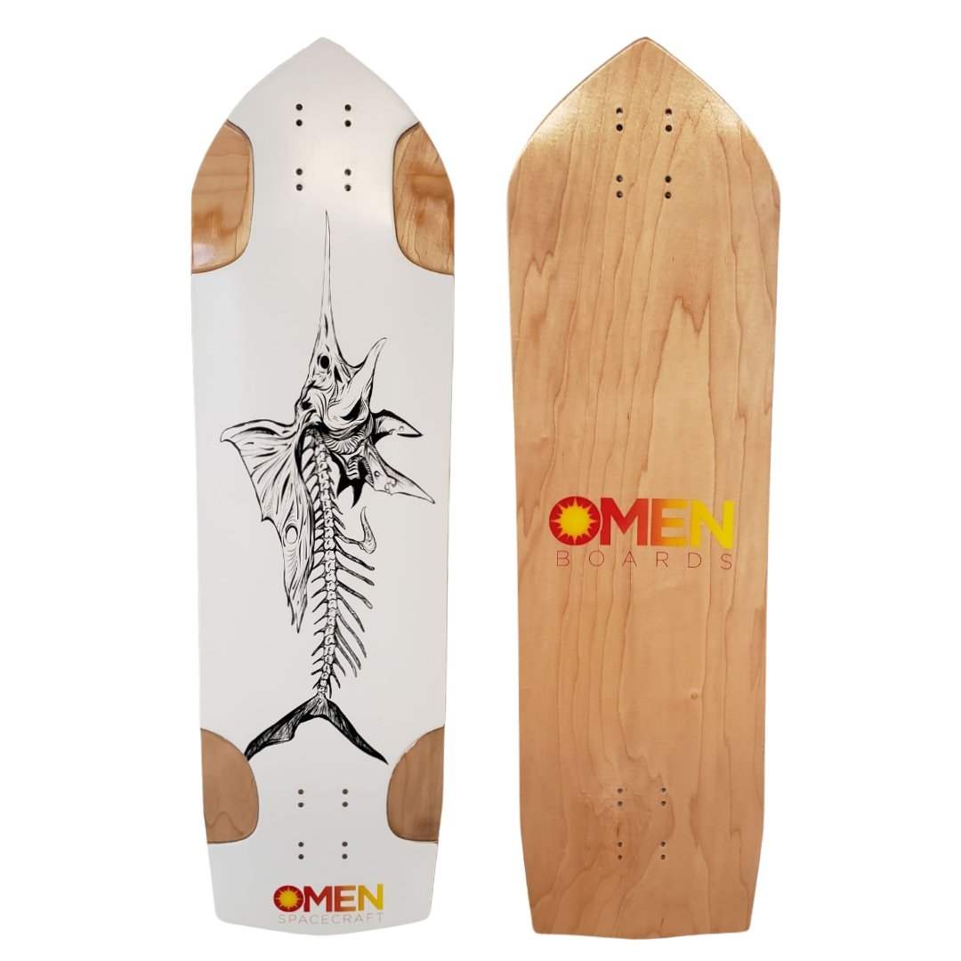 Omen: Swordfish Longboard Skateboard Deck - MUIRSKATE