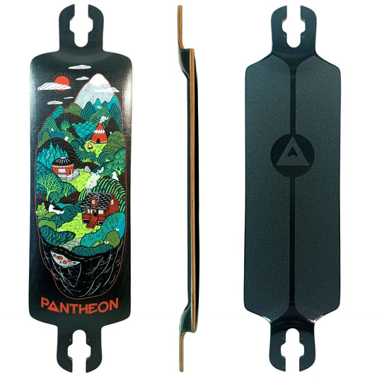 Pantheon: Carbon Trip Longboard Skateboard Deck - MUIRSKATE