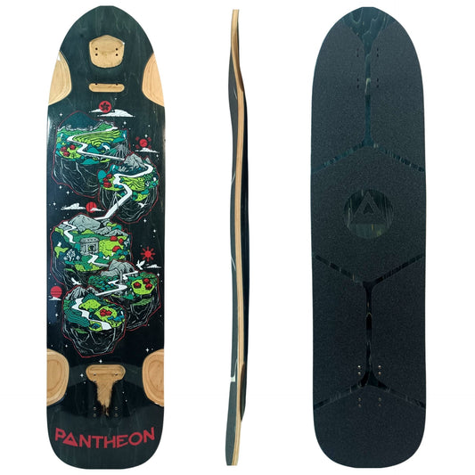 Pantheon: Chase Hiller Pro Model Longboard Skateboard Deck - MUIRSKATE