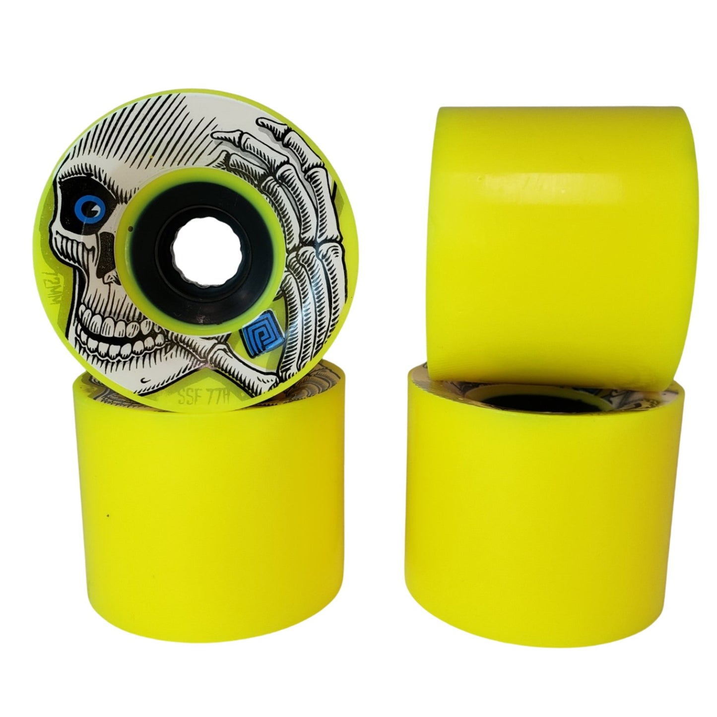 Powell Peralta: 72mm 77a SSF Kevin Reimer Longboard Wheels (Blue Eyes) - MUIRSKATE