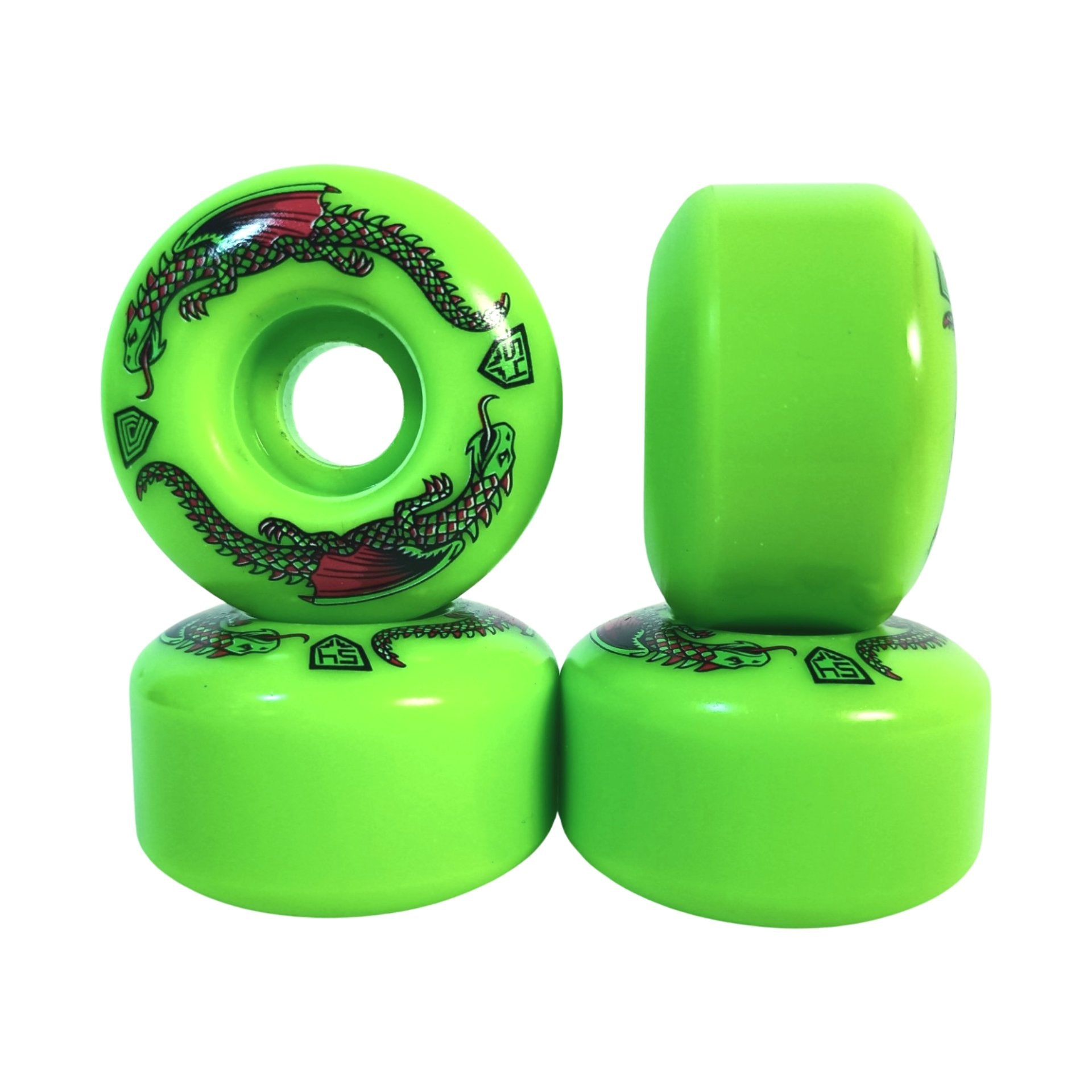 Powell Peralta: Dragon Formula Skateboard Wheels 93a Green - MUIRSKATE