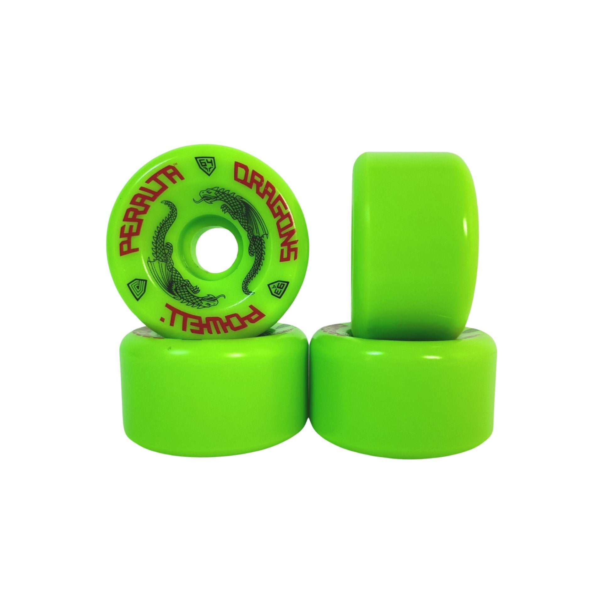 Powell Peralta: Dragon Formula Skateboard Wheels 93a Green - MUIRSKATE