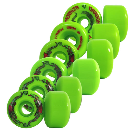 Powell Peralta: Dragon Formula Skateboard Wheels 93a Green - MUIRSKATE