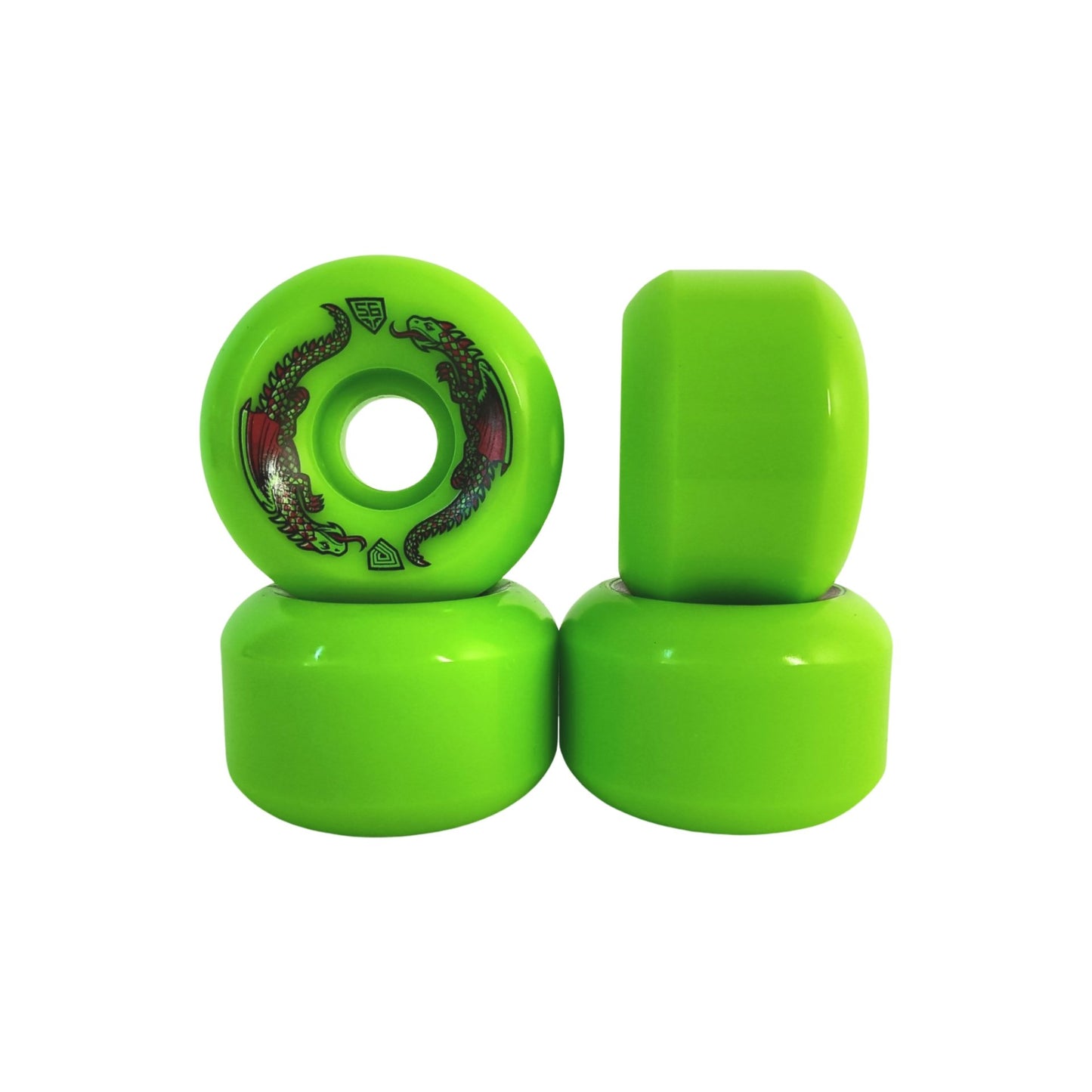 Powell Peralta: Dragon Formula Skateboard Wheels 93a Green - MUIRSKATE