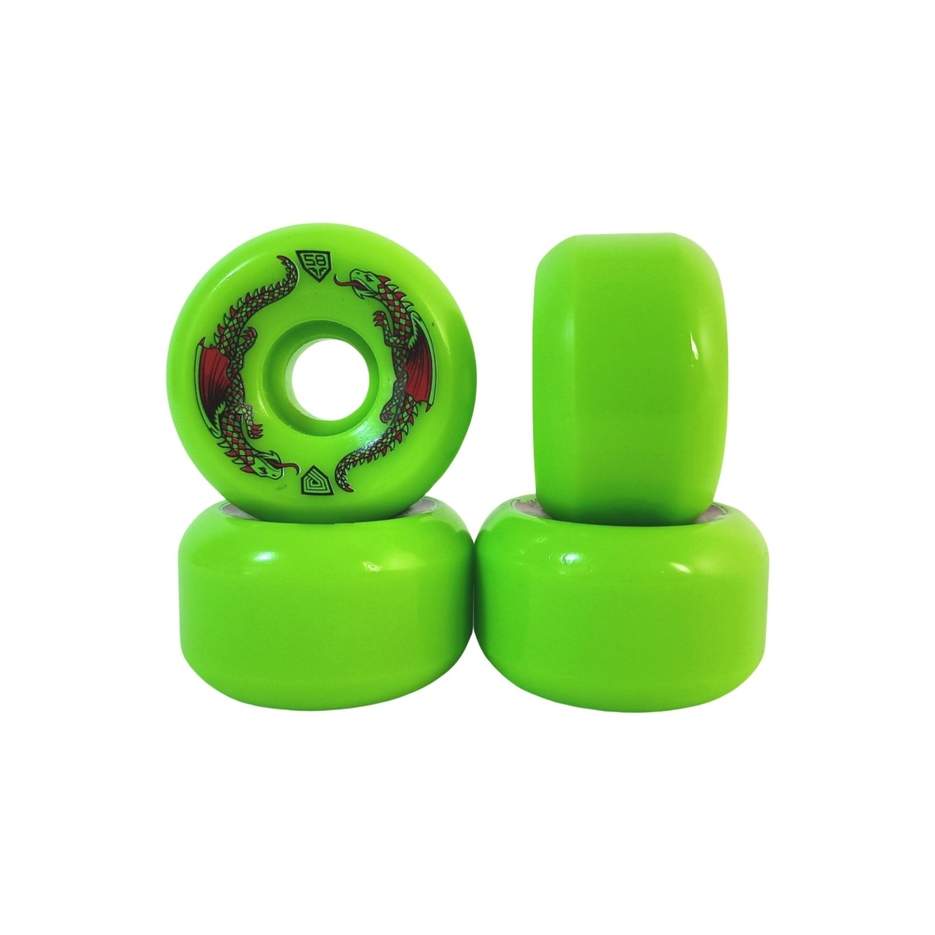 Powell Peralta: Dragon Formula Skateboard Wheels 93a Green - MUIRSKATE