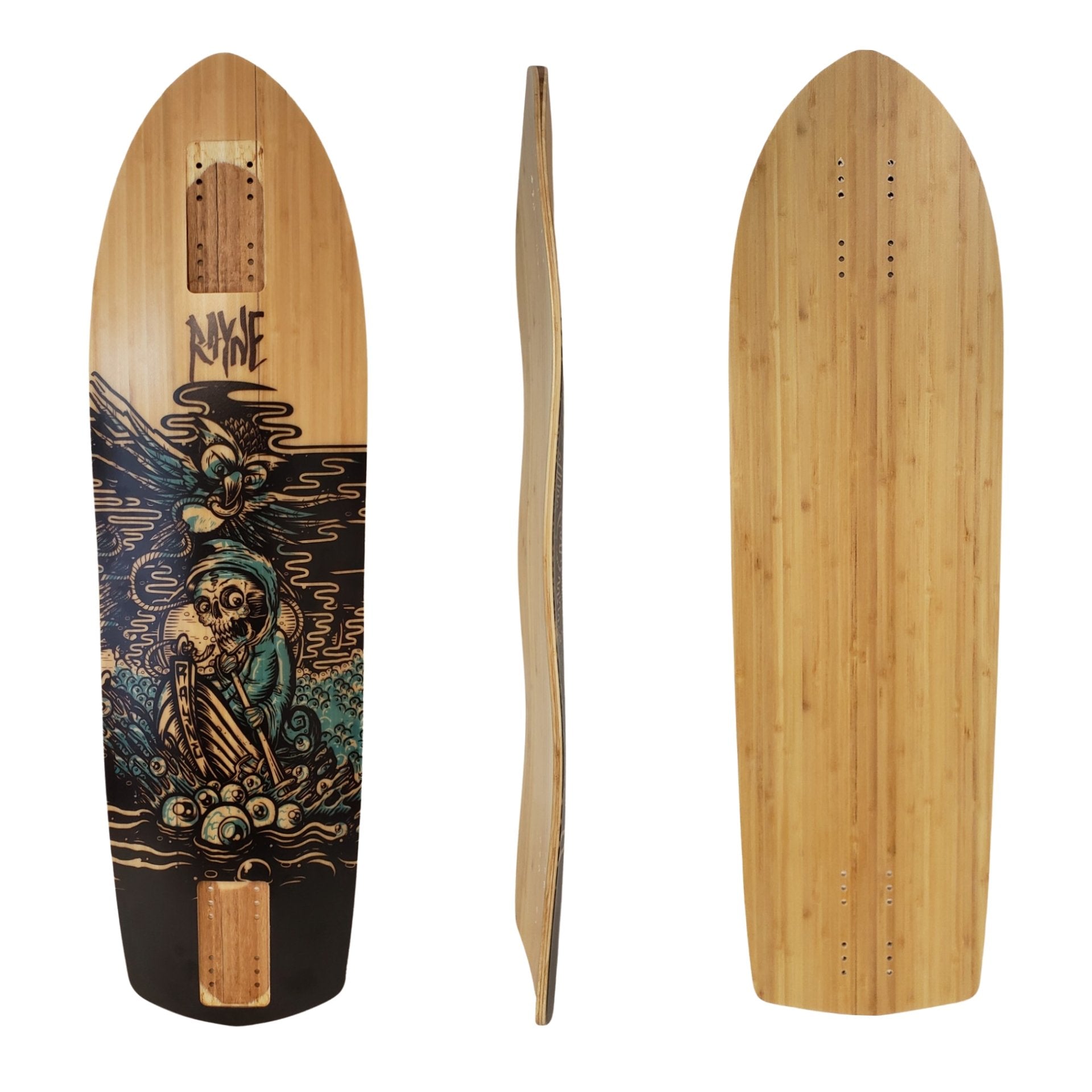Rayne: Heritage Libido Longboard Skateboard Deck - MUIRSKATE