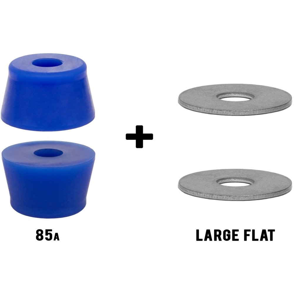 Riptide APS FAT CONE Longboard Skateboard Bushings Pack + Washers - MUIRSKATE