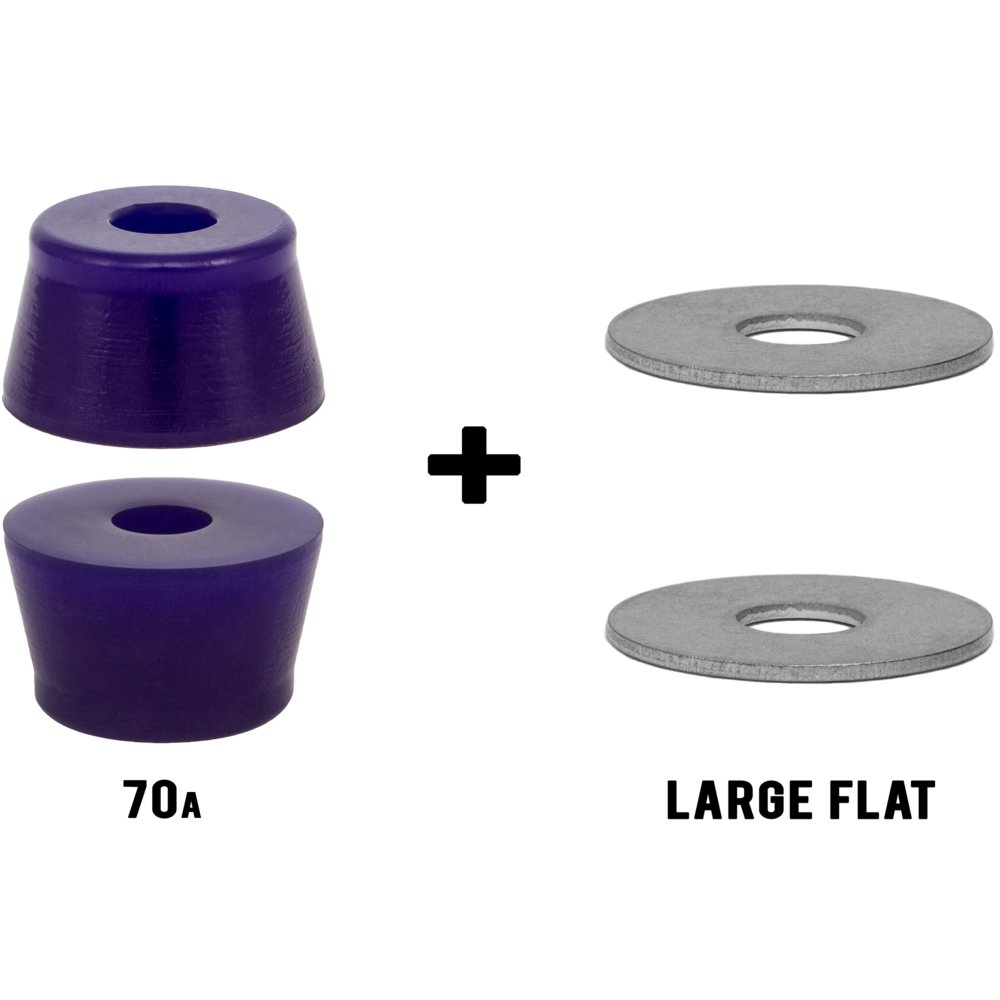 Riptide APS FAT CONE Longboard Skateboard Bushings Pack + Washers - MUIRSKATE