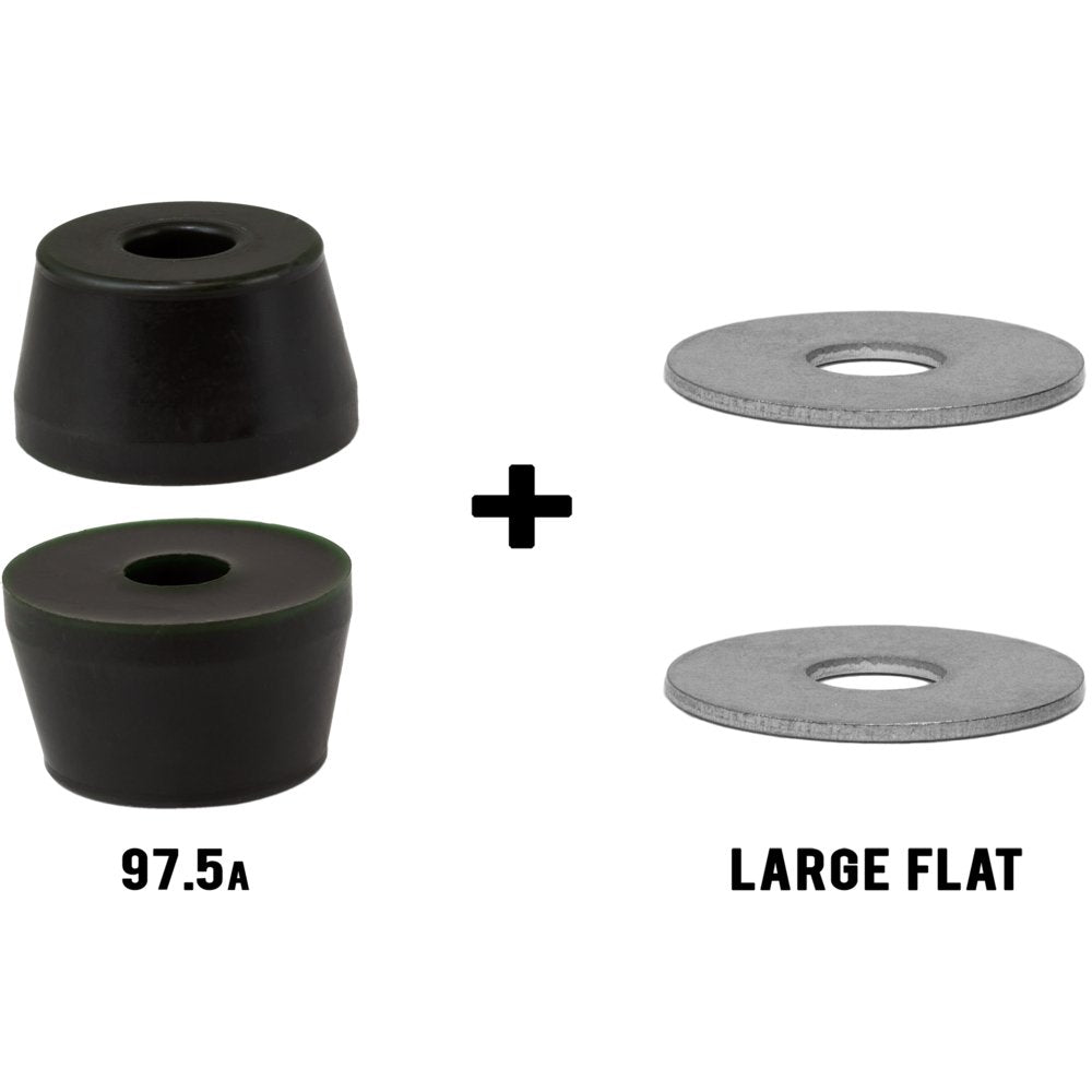 Riptide APS FAT CONE Longboard Skateboard Bushings Pack + Washers - MUIRSKATE