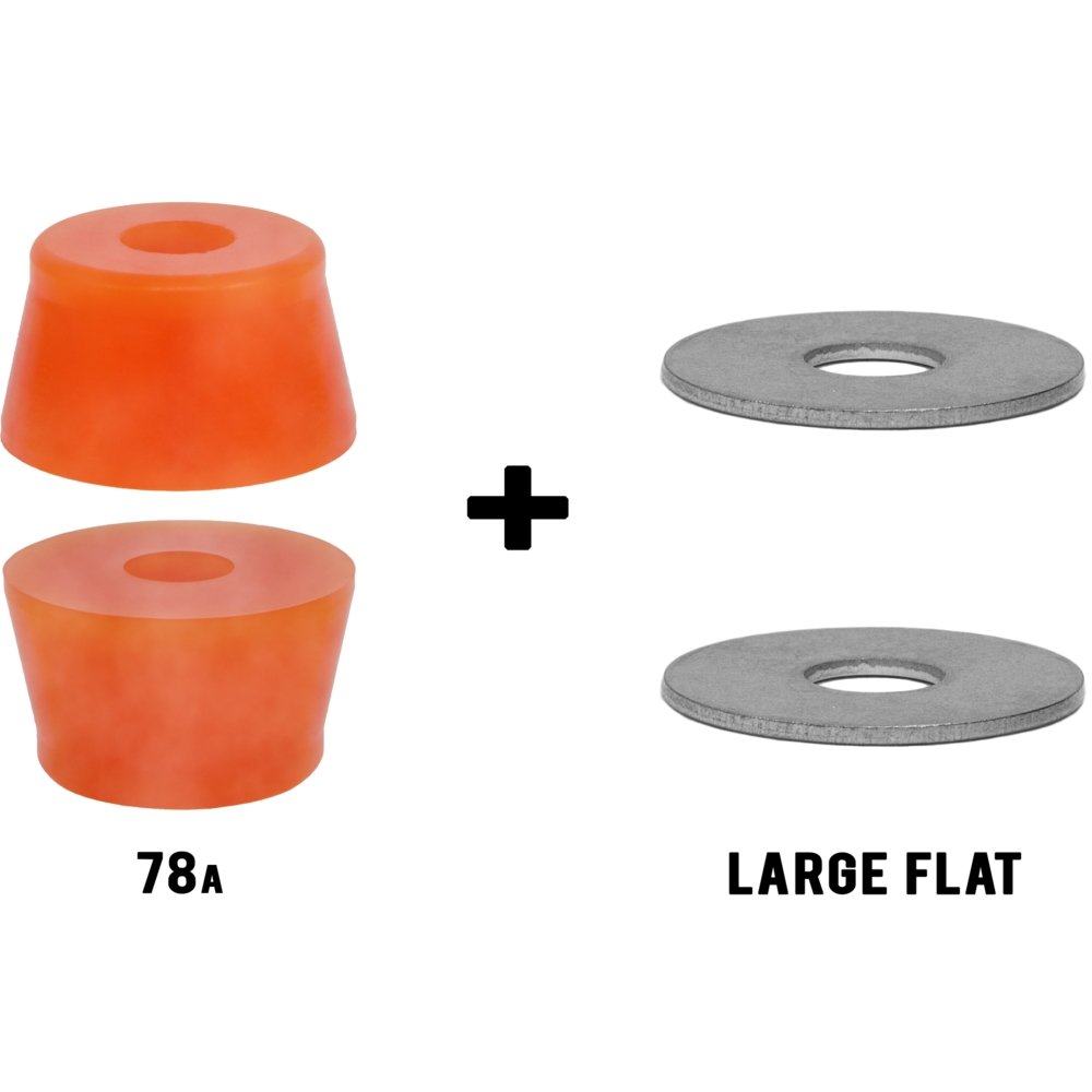 Riptide WFB **TALL FAT CONE** Longboard Skateboard Bushings Pack + Washers - MUIRSKATE