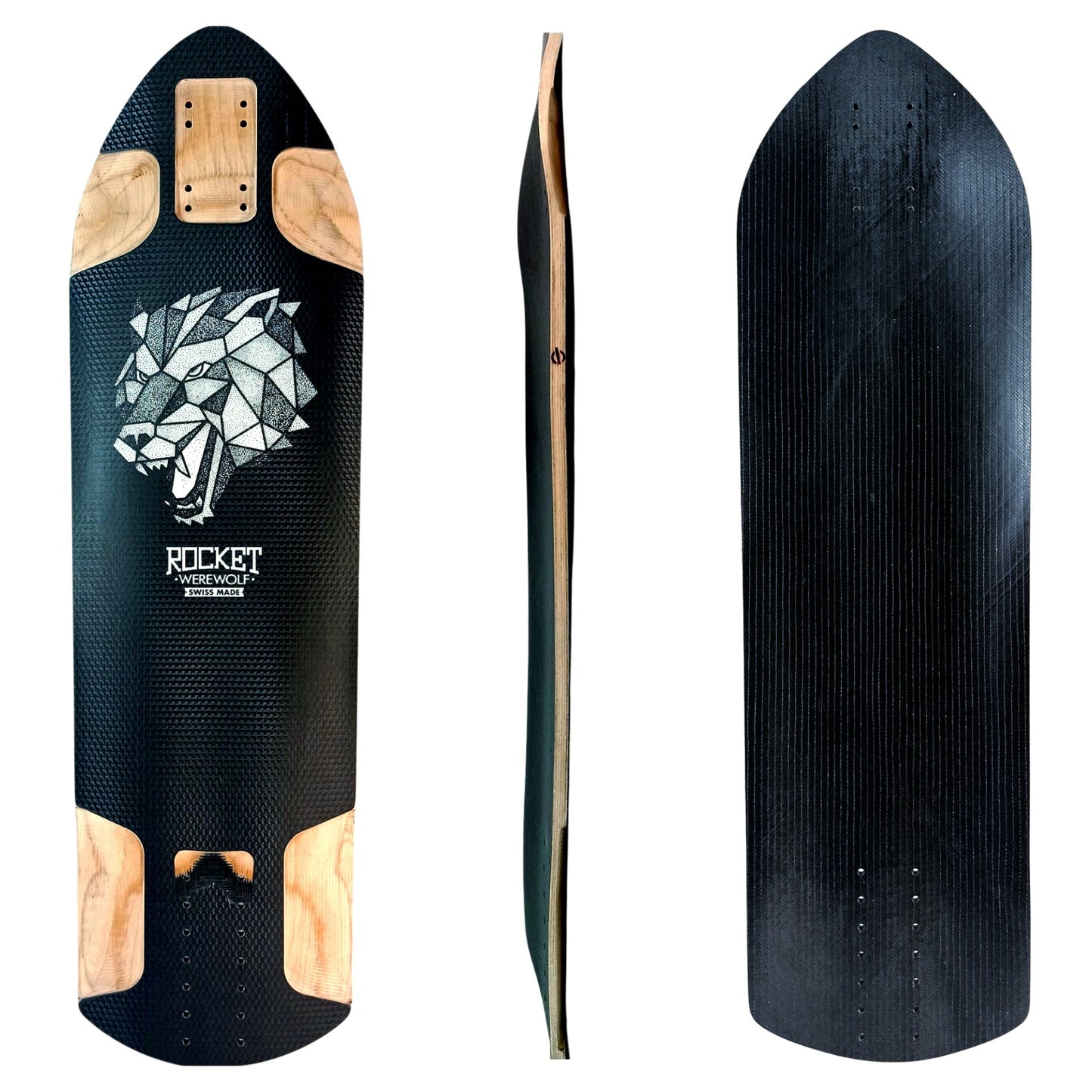 Rocket: Werewolf Longboard Skateboard Deck - MUIRSKATE