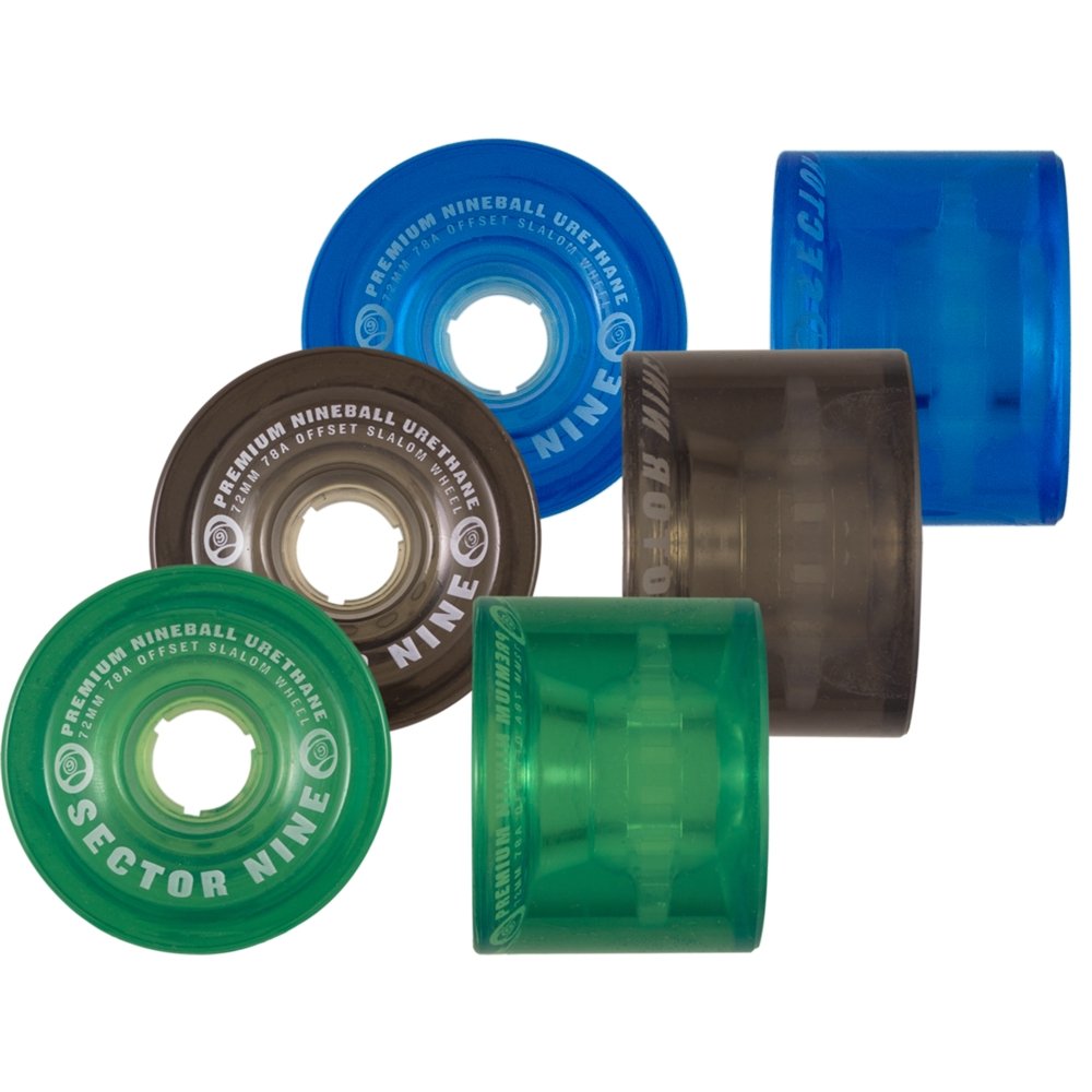 SECTOR 9 72mm Nineballs Longboard Skateboard Wheels - MUIRSKATE