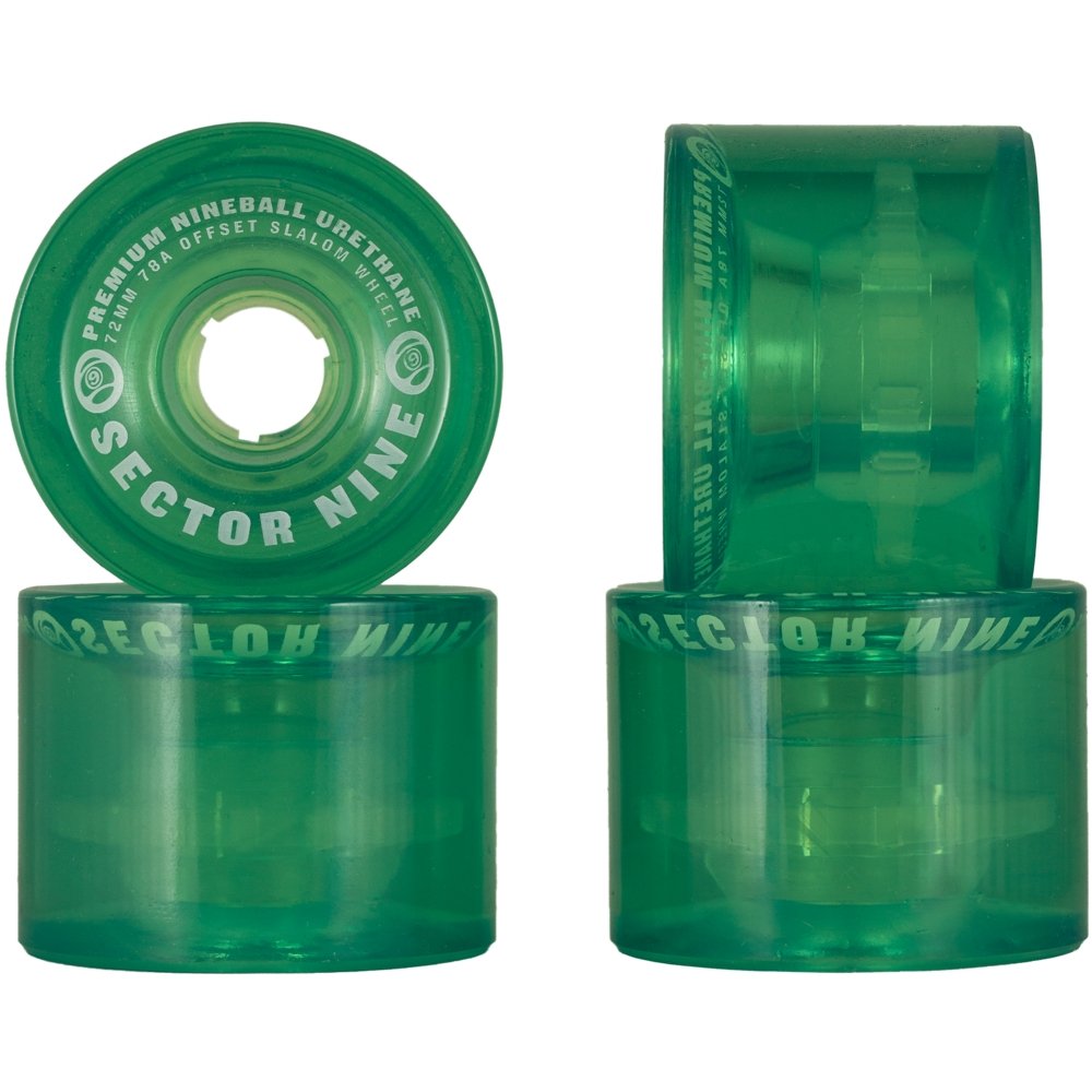 SECTOR 9 72mm Nineballs Longboard Skateboard Wheels - MUIRSKATE