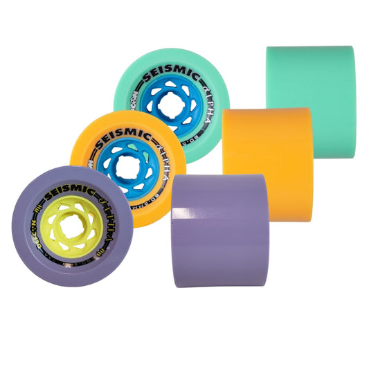 Seismic: 80.5mm Alpha DEFCON Longboard Skateboard Wheels - MUIRSKATE