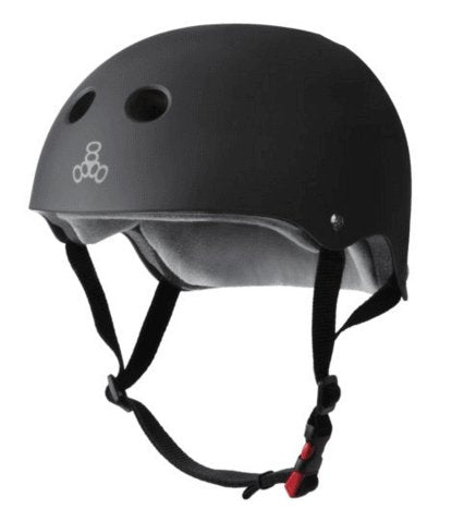 Triple 8: Certified Sweatsaver Helmet (Black) - MUIRSKATE