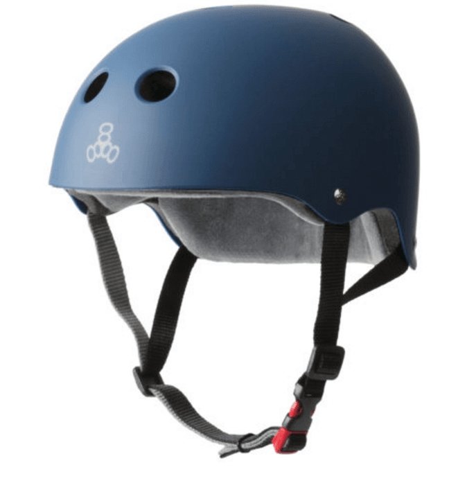 Triple 8: Certified Sweatsaver Helmet (Navy) - MUIRSKATE
